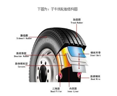 子午线轮胎与斜交轮胎结构图- 轮胎世界网